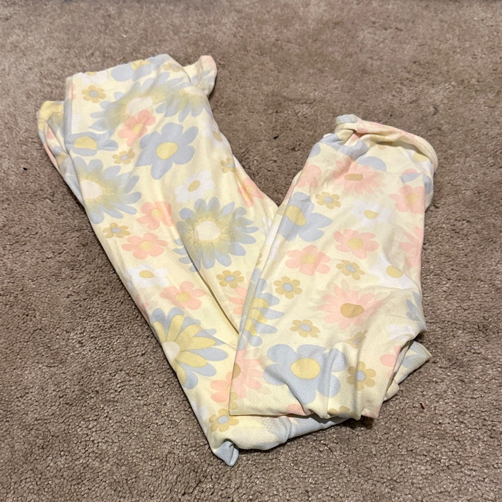 LuLaRoe mommy and me Pastel Floral Leggings